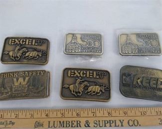 (6) Belt buckles