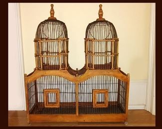 Large Decorative Double Birdcage 