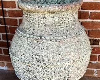 Large outdoor pottery.