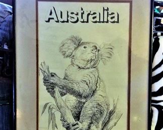 Australia Koala Bear Art.