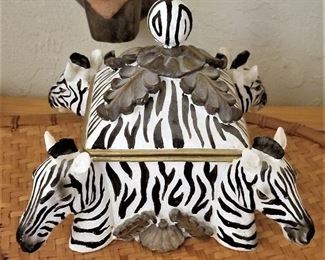 Lovely zebra box.