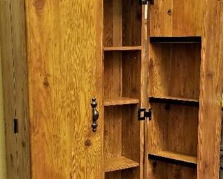 Wonderful wooden cabinet to organize and store many items.