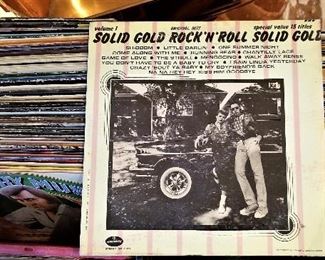 We have lots of Rock 'n Roll and Country Music vintage vinyl albums.