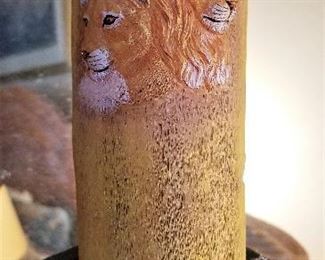 Lion candlesand unique candle holders.