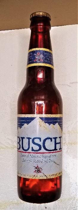 Very very large Busch bottle that lights up! Great conversation piece.
