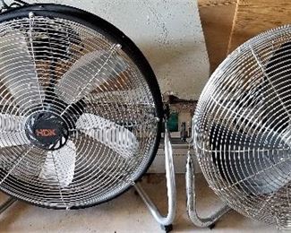 Lots of fans for this summer heat.