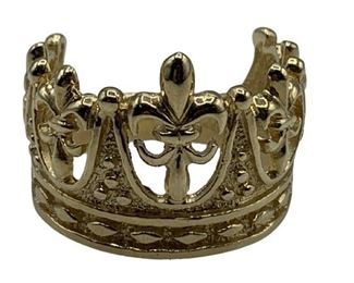 VINTAGE 14K GOLD THONET CROWN RING SZ 7
-6.4 GRAMS
-VERY GOOD CONDITION, TARNISH
-DP5521