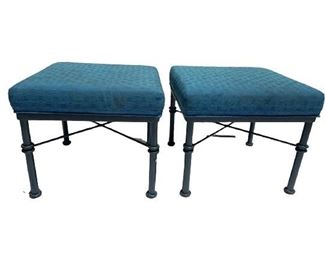 PAIR OF HOLLYWOOD REGENCY FAUX BAMBOO STOOLS | REGENCY STYLE FLORIDA REGENCY MID CENTURY MODERN COASTAL MODERN TRADITIONAL MODERN HOME BAR ISLAND SEATING VINTAGE HOME DECOR
-16" X 18" X 8" APPROX EACH
-VERY GOOD VINTAGE CONDITION, WEAR CONSISTENT WITH AGE AND USE
-DP5121