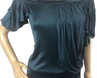 VTG ROBERTO CAVALLI BLUE SILK BLOUSE SIZE 40
- LAYERED DARK BLUE SILK BLOUSE
- MADE IN ITALY
- "JUST CAVALLI" LABEL
- GOOD VINTAGE CONDITION