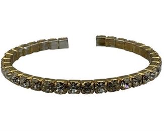VINTAGE DECO STYLE TENNIS BRACELET
-6.3 G
-2" APPROX WITH STRETCH
-VERY GOOD CONDITION, SOME WEAR