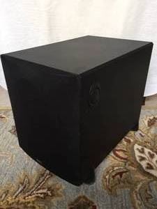 Definitive Technology Pro Sub 1000 Sub Woofer 375 watts measuring 14 tall x 11.5 wide x 17 deep and believed to be in good working order.