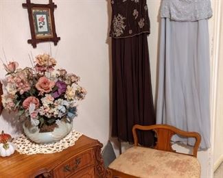 Matching 1920's era Vanity Bench