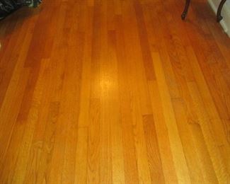 Example of approximately 2000 sf of oak flooring