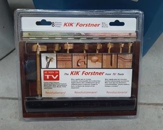 8 Piece KIK Forstner Drill Bit Set