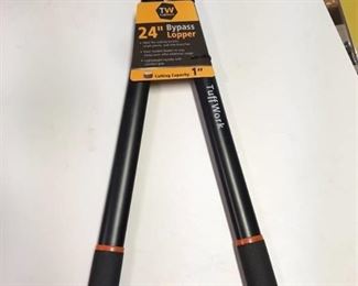 Tuff Work 24" Bypass Lopper 1" Cutting Capacity Lightweight Handle