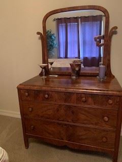 Gorgeous Dresser  and  Mirror Tiger Wood