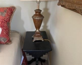 Charming little side table and lamp