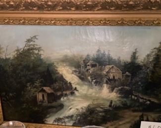 Antique oil painting 