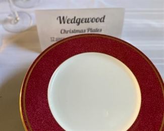Wedgewood Christmas plates, set of 12