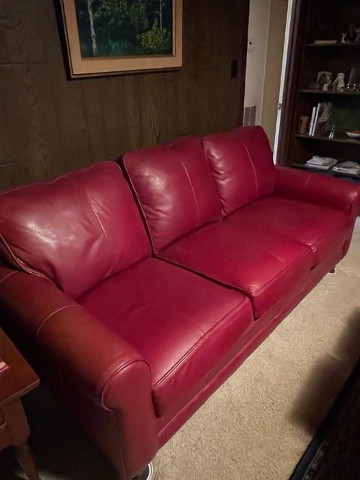 Bassett Leather Sofa