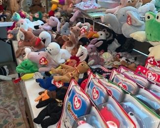 Beanie Babies of all kinds!
