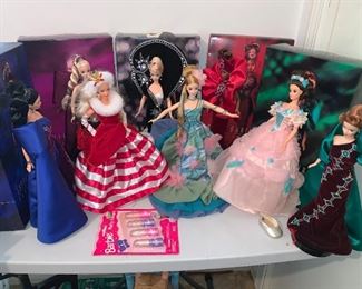 Bob Mackie Jewel Collection Barbies and many more Barbies and other Barbie Collectables