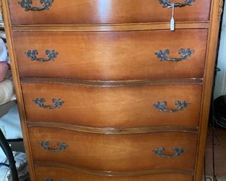chest of drawers, also matching night stand and dresser, double head/foot board