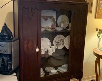 antique china cabinet,