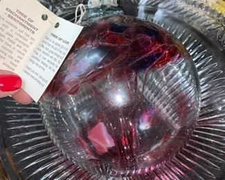 Hand blown "tree of love"