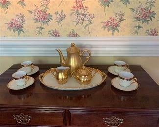 Bareuther Cups and Saucers....4 Pc Tea Service Sold Separetly