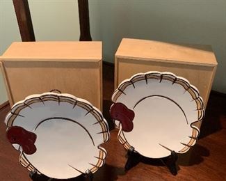 Pottery Barn Gobble Plates