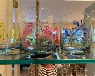 Beach themed Cocktail Glasses