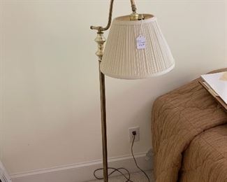 Vintage Brass Floor Lamp