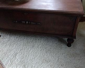 Vintage blanket chest