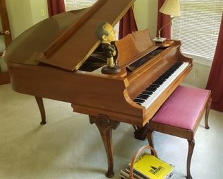 Mason & Hamilton Baby Grand Piano & Bench B Model # 71146 Art Case Design