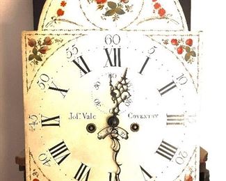 Magnificent English 18th Century Tall Case Grandfather Clock in Superb Condition. 
(Front Dial Face Detail)