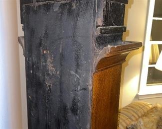 Magnificent English 18th Century Tall Case Grandfather Clock in Superb Condition. 
(Rear Upper Cabinet Detail)