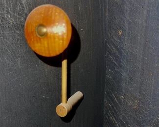 Magnificent English 18th Century Tall Case Grandfather Clock in Superb Condition. 
(Winder Detail)