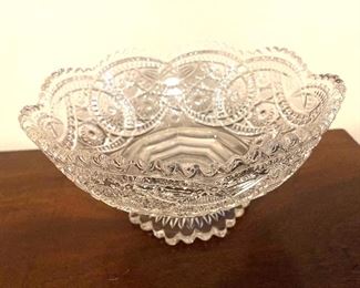 Pressed Glass Bowl
