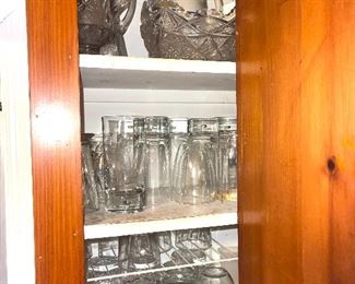Kitchen Glassware, Pitchers & Cut Glass 
