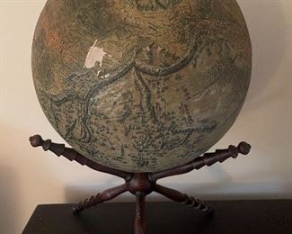 Rare & Early Globe Featuring “Oceanic Currents”