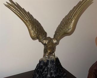 Large Brass Eagle (Front View)