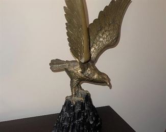 Large Brass Eagle (Side View)