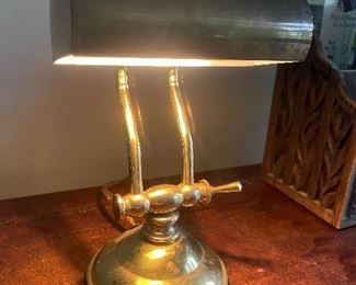 Small Brass Piano Lamp