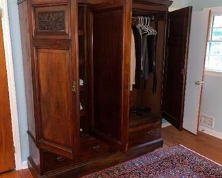 Magnificent & Huge Antique Wardrobe