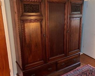 Magnificent & Huge Antique Wardrobe