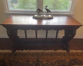 Outstanding Victorian Period Console Table