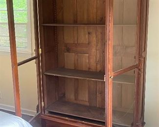 Magnificent Late 1800’s Glass Display Cabinet Haberdashery 