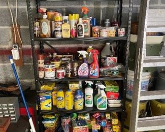 Assorted Oils, Cleaners, Paints & Solvents