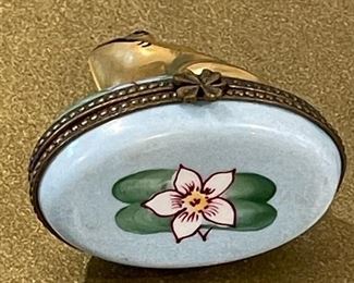Limoges Porcelain  Pill Box